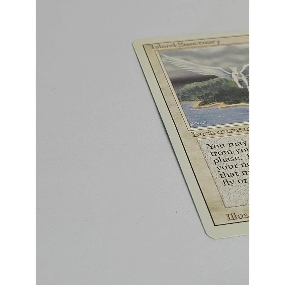Island Sanctuary – Revised Edition 1994‎ MTG White Enchantment
